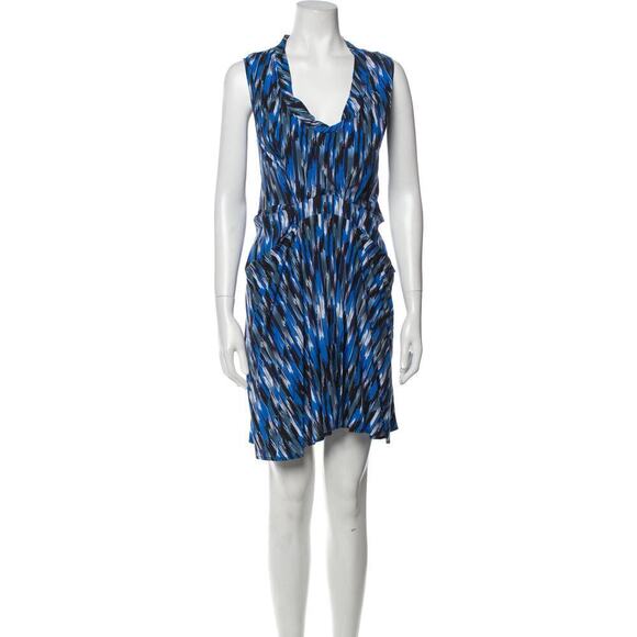 Thakoon Addition Sleeveless Drape Detail Mini Dress - Picture 1 of 8